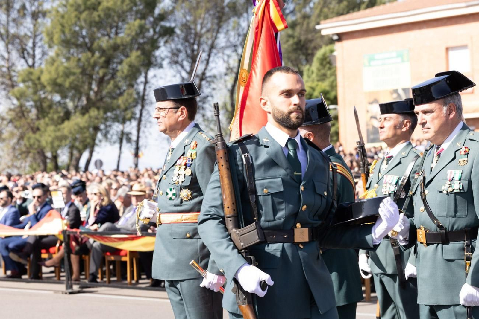 Acto de jura de bandera de la 130ª promoción de guardias civiles de la Academia de Baeza