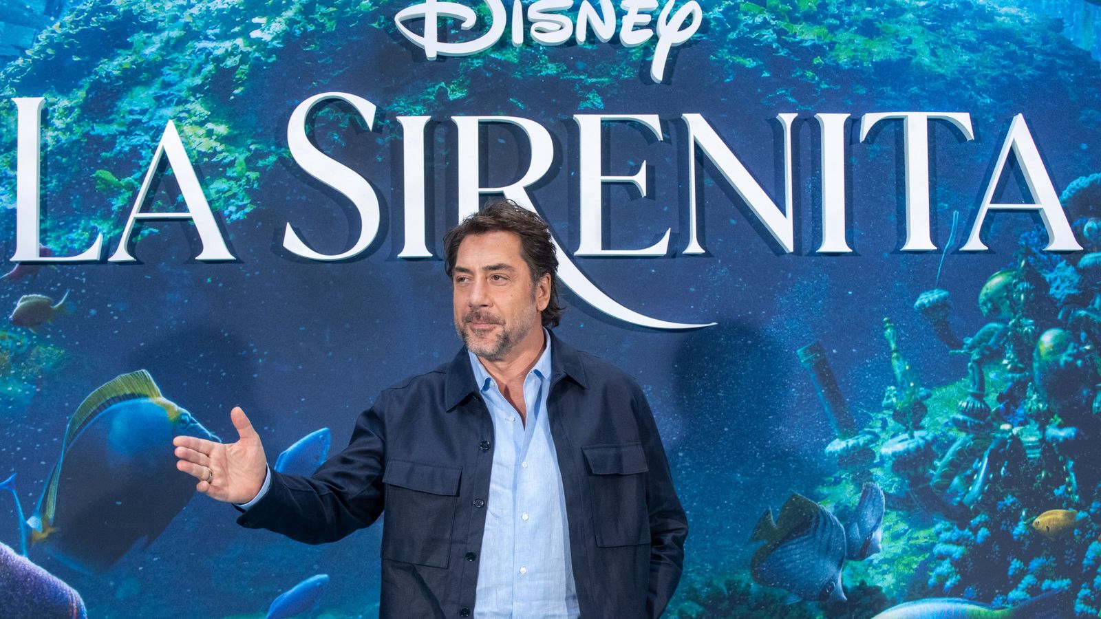 Javier Bardem, la semana pasada en la presentación del filme en Madrid.