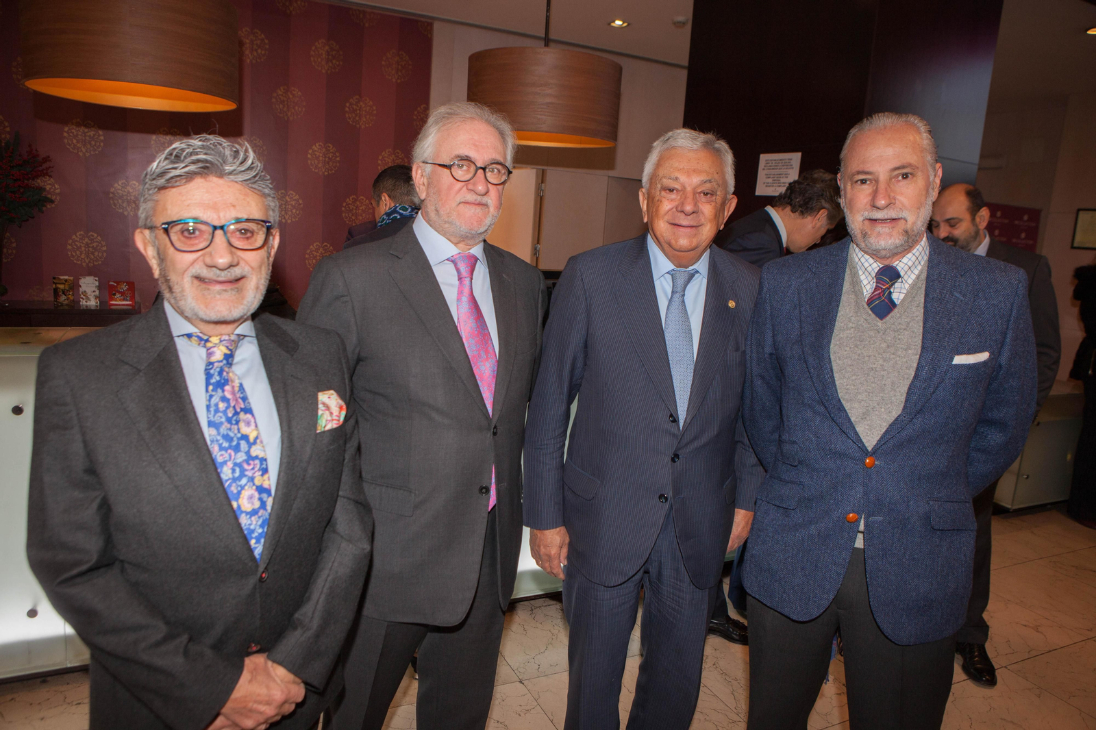 Miguel Vilaplana, Antonio Arrayo, Francisco Herrero y  Leonardo Rodríguez de la Borbolla
