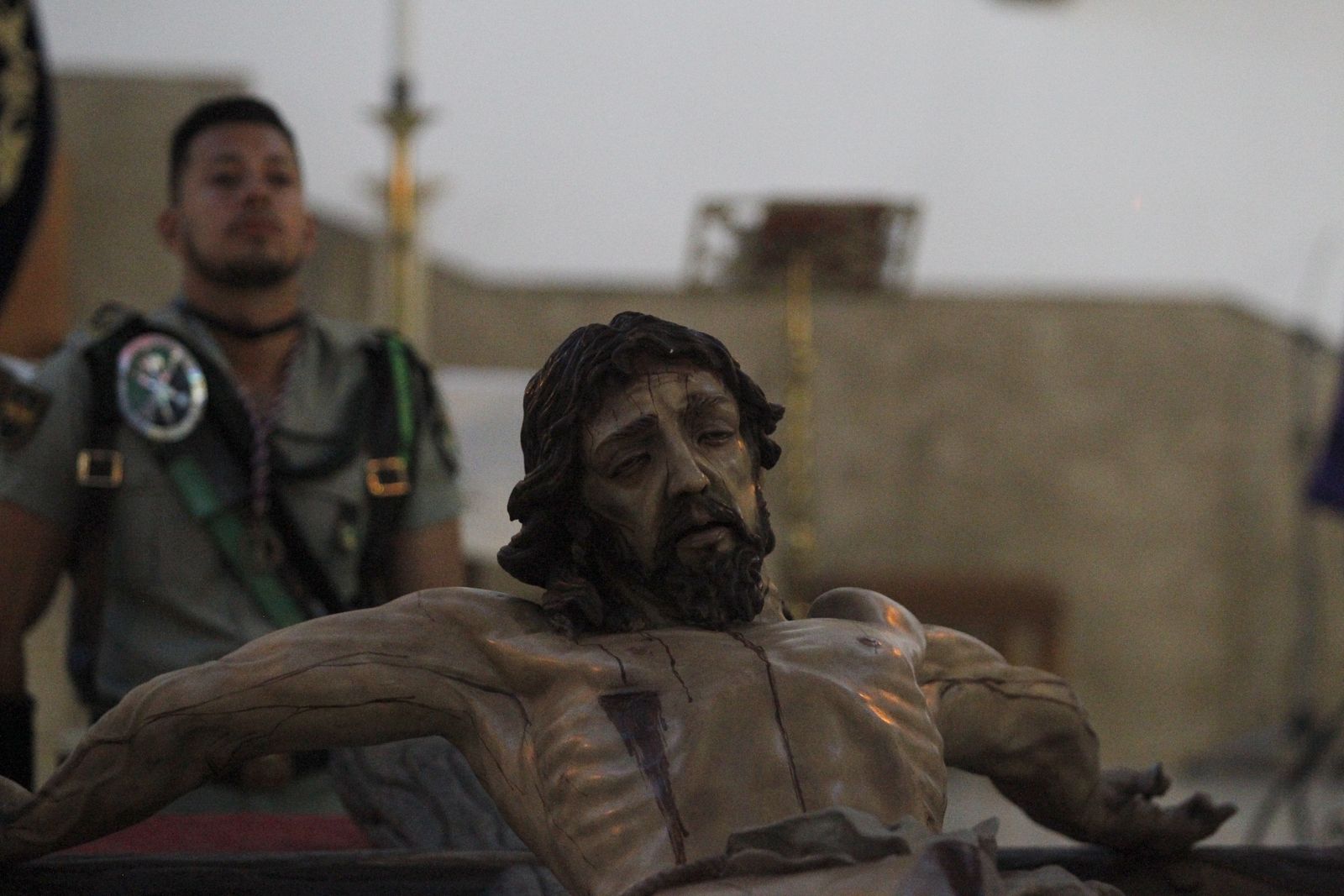 Custodia del Cristo de la Buena Muerte de La Legión. Semana Santa 2019. El Parador