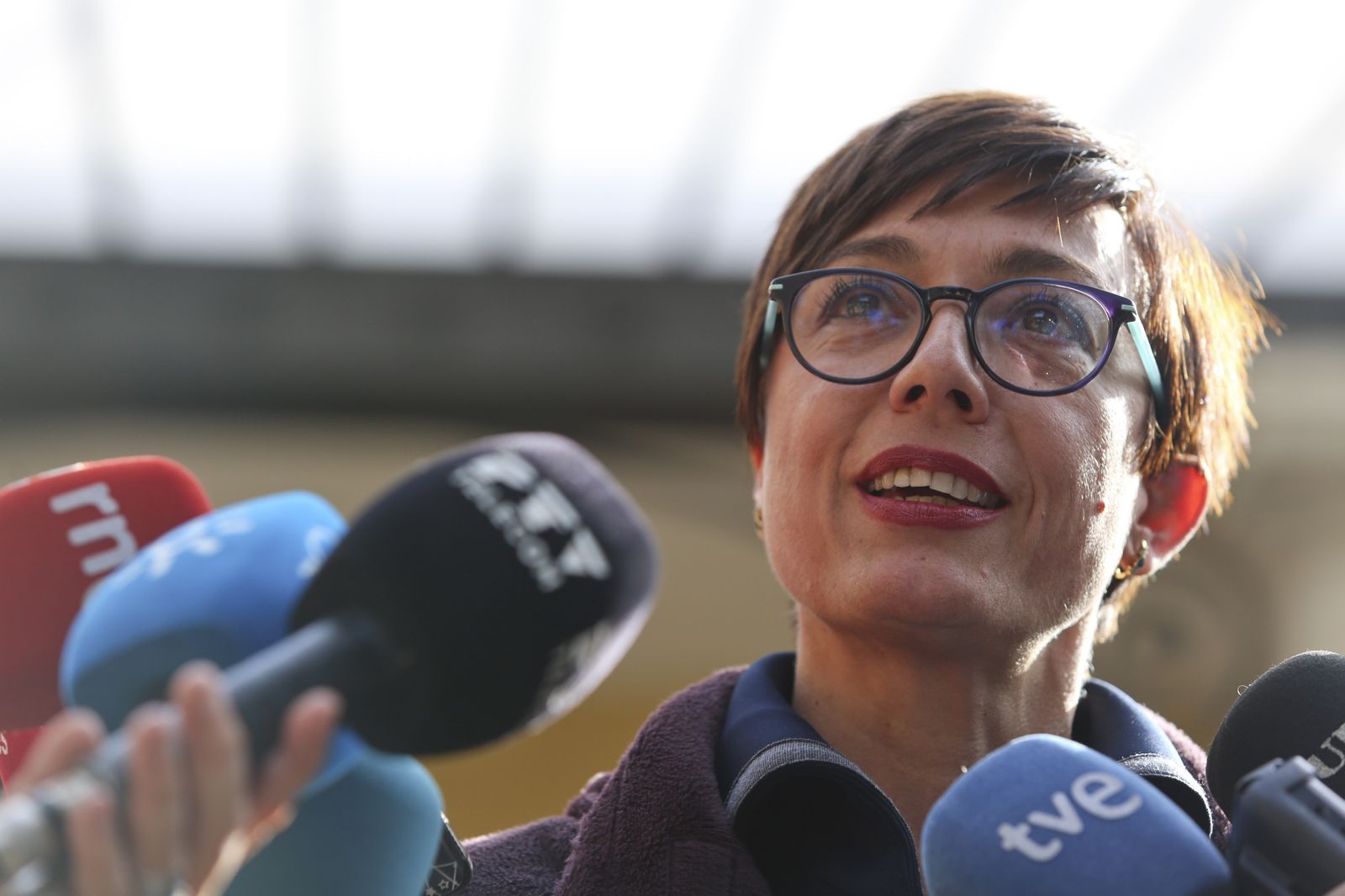 María Gámez, este viernes, tras ser nombrada directora general de la Guardia Civil.