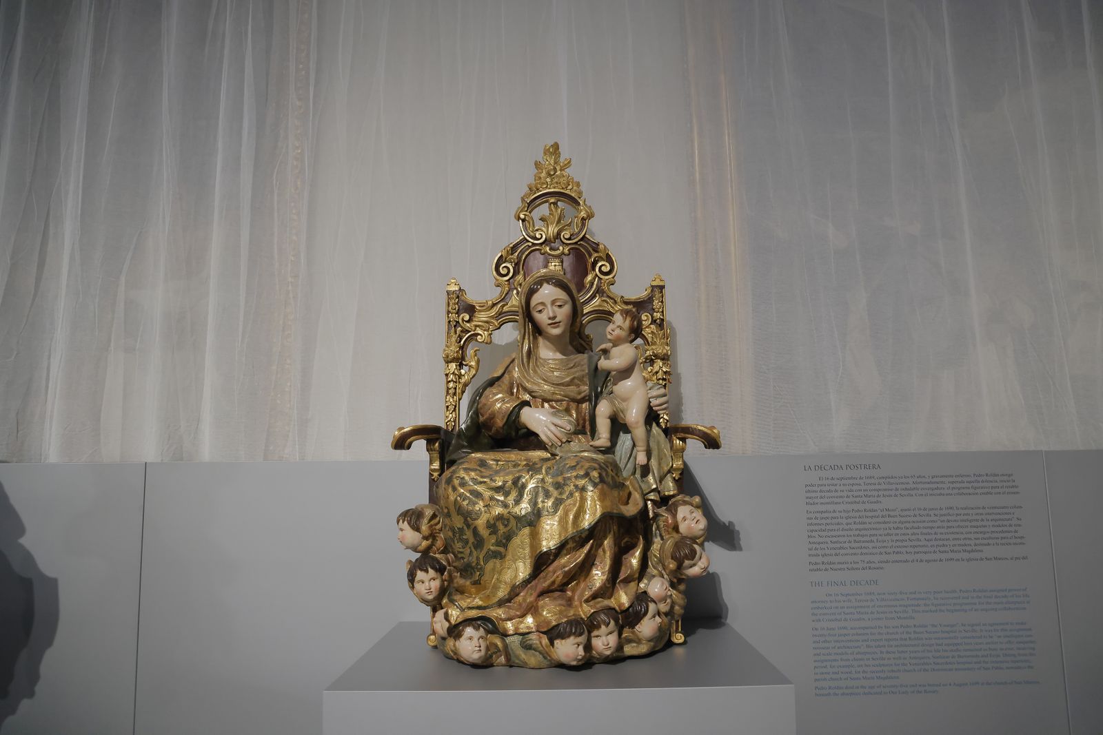 Las fotos de la muestra antológica sobre el escultor Pedro Roldán