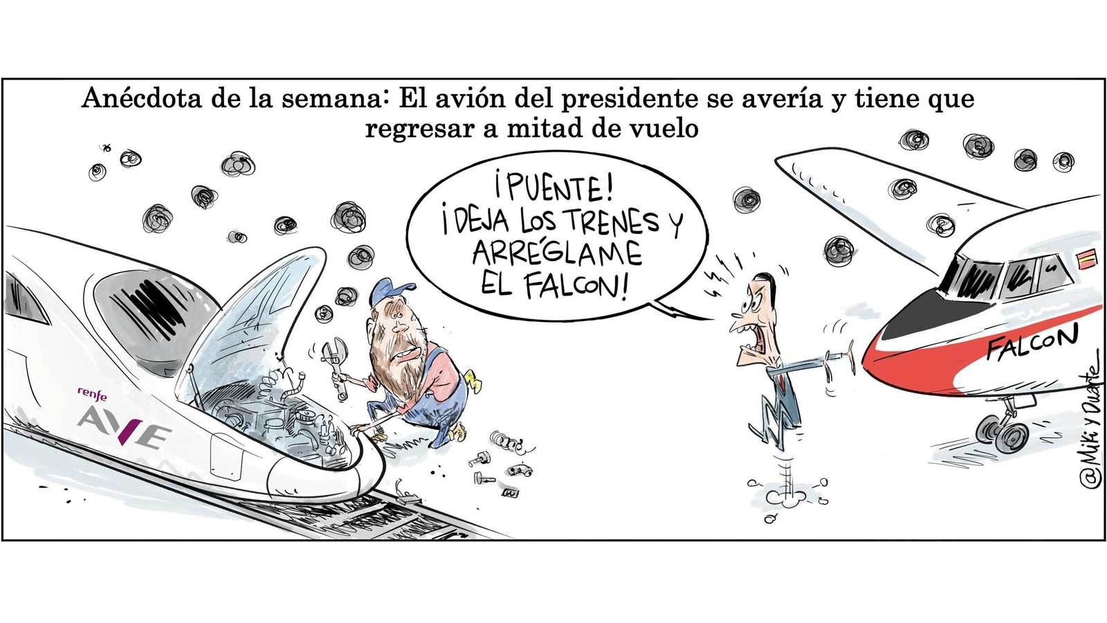 Trenes y aviones
