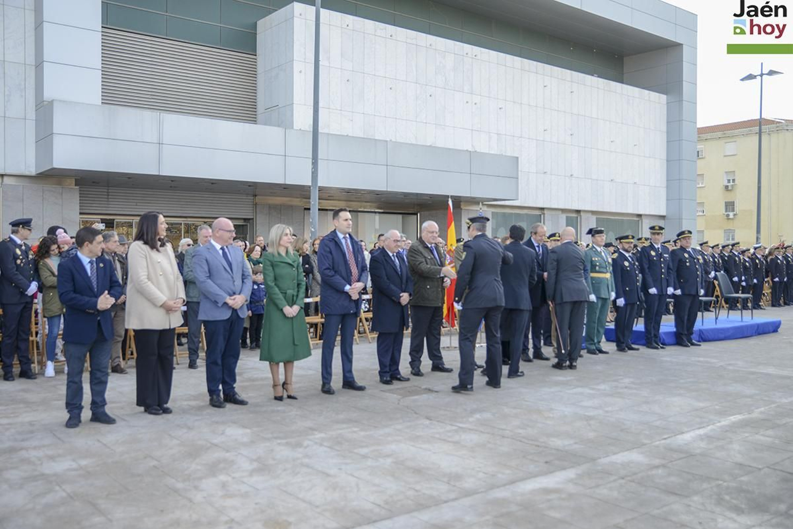 Celebración del bicentenario de la Policía Nacional en Jaén.