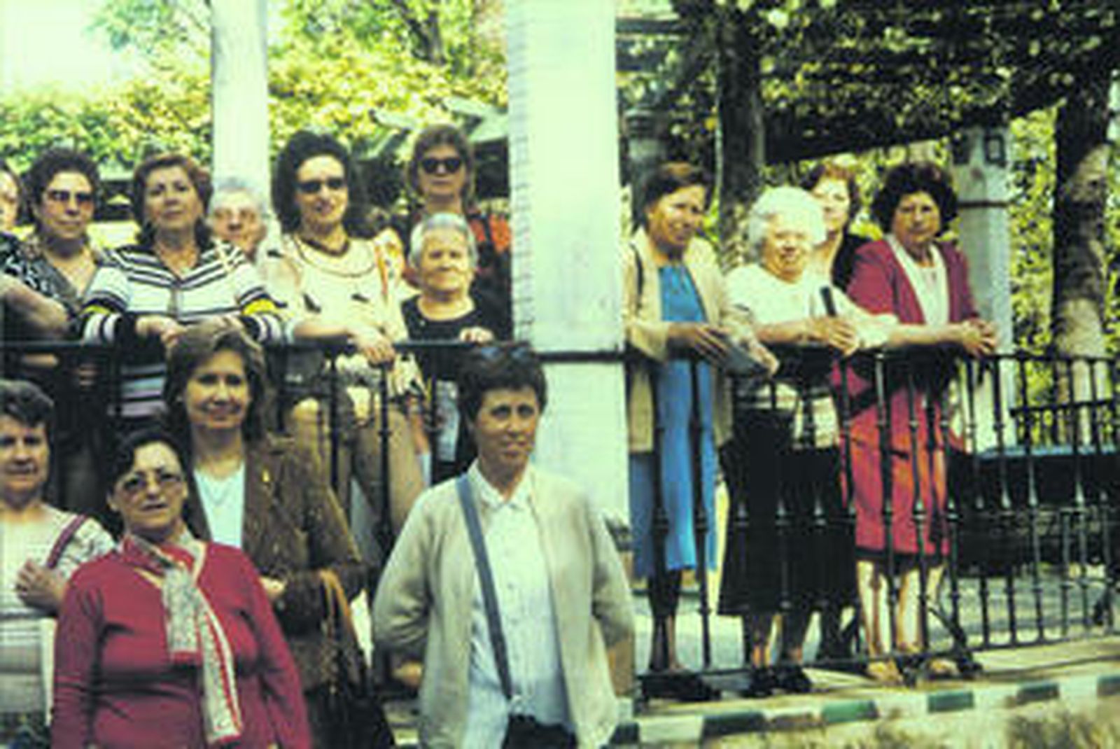 Las socias durante uno de los viajes.