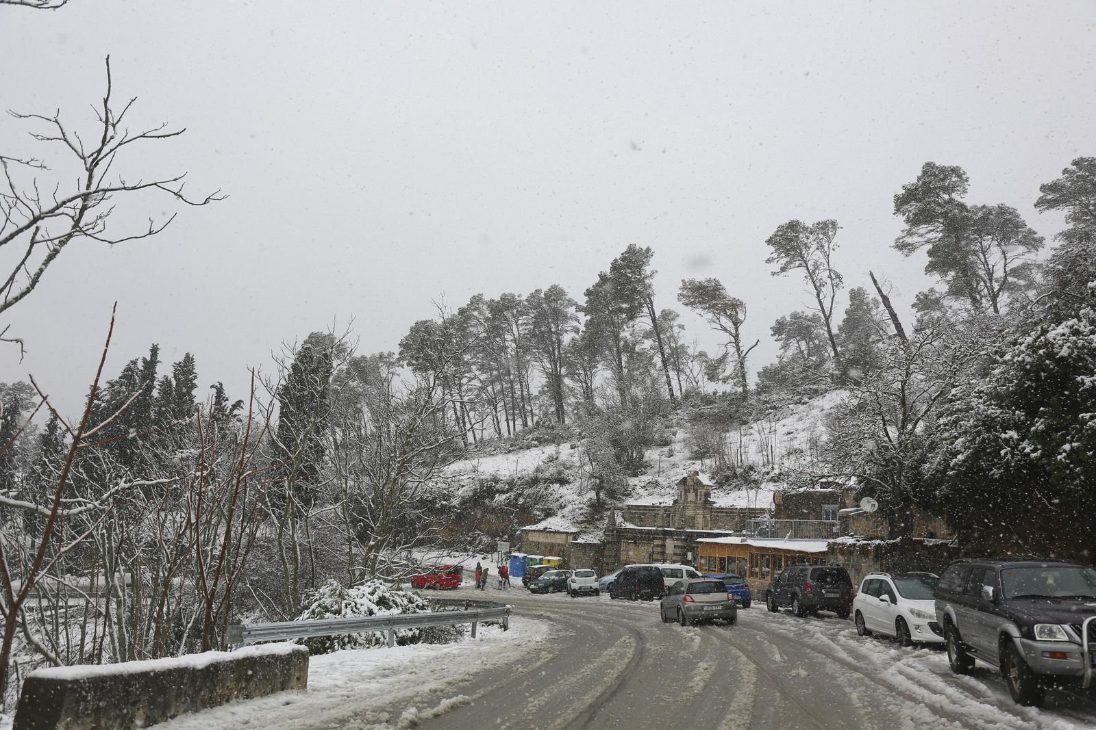 Las imágenes de la nevada en Málaga
