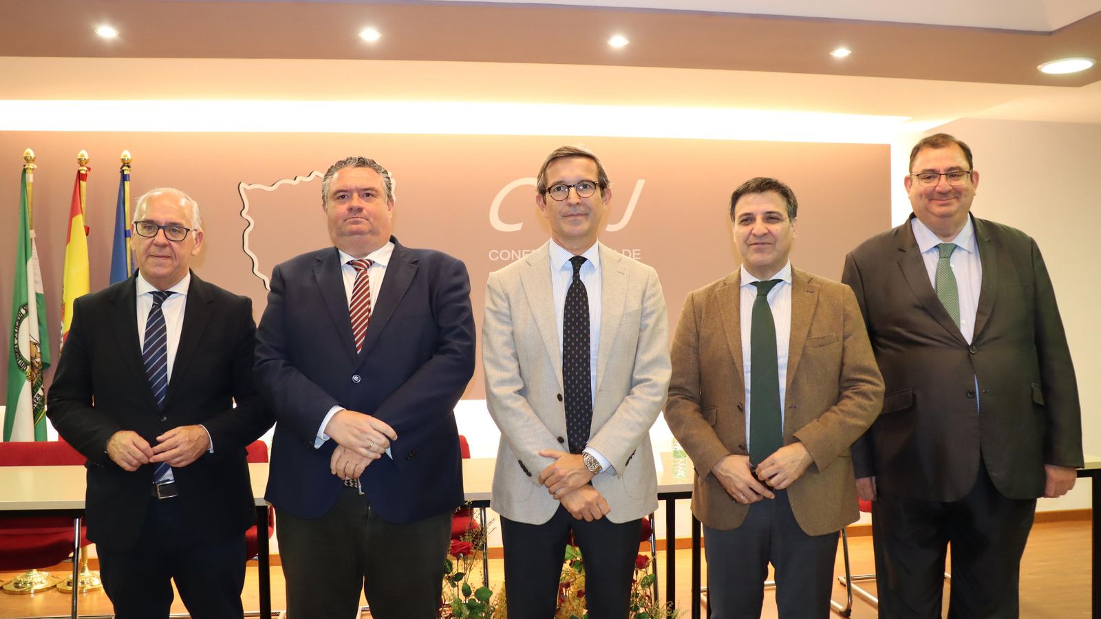 Encuentro del CEJ con Jorge Paradela, Cristóbal Sánchez, Jesús Estrella y Javier Calvente