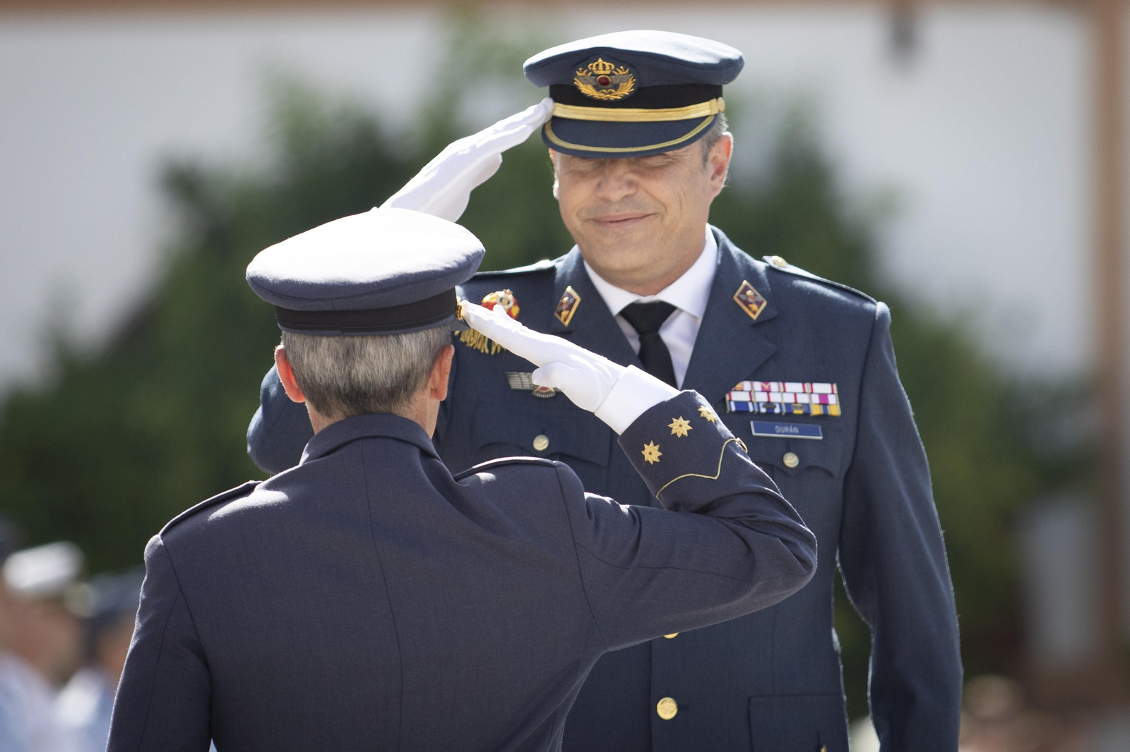 Así ha sido la toma de posesión como jefe de la Base Aérea de Armilla del coronel Miguel Durán Gálvez