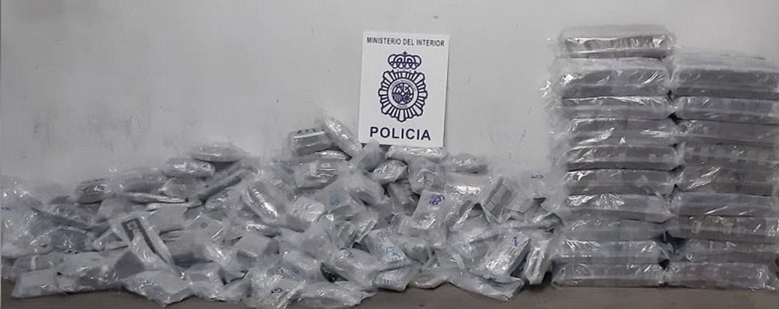 La droga intervenida.