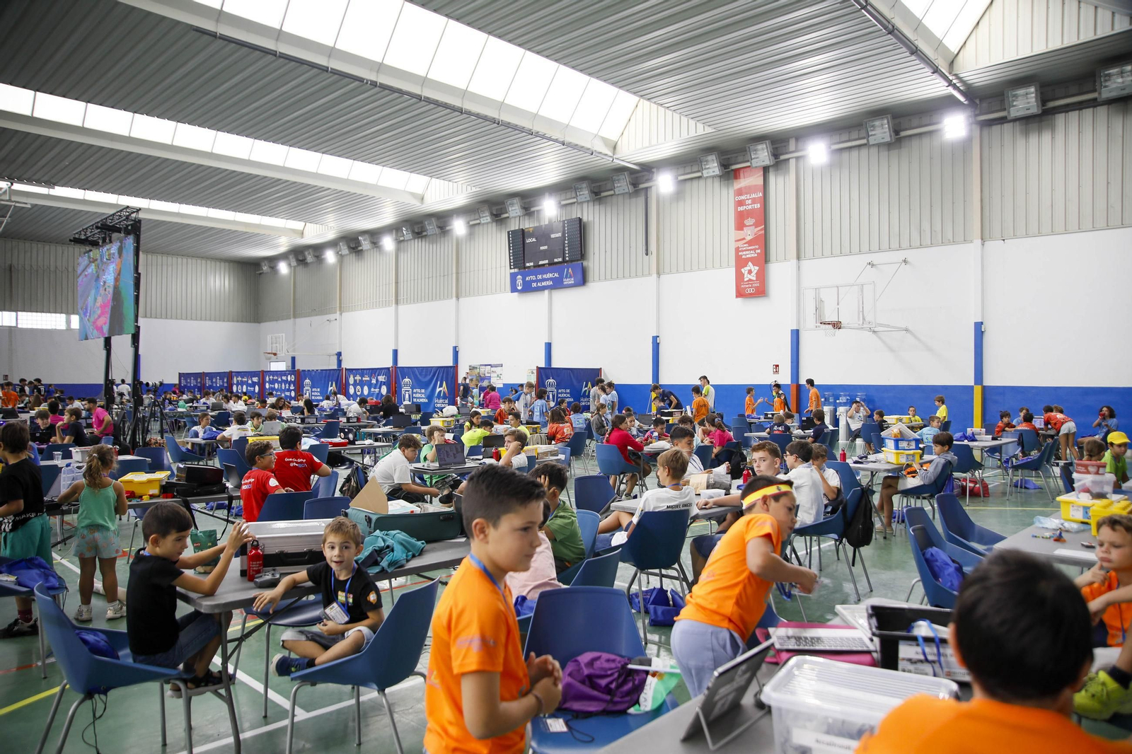 Las imágenes del World robot olympiad en Huércal de Almería