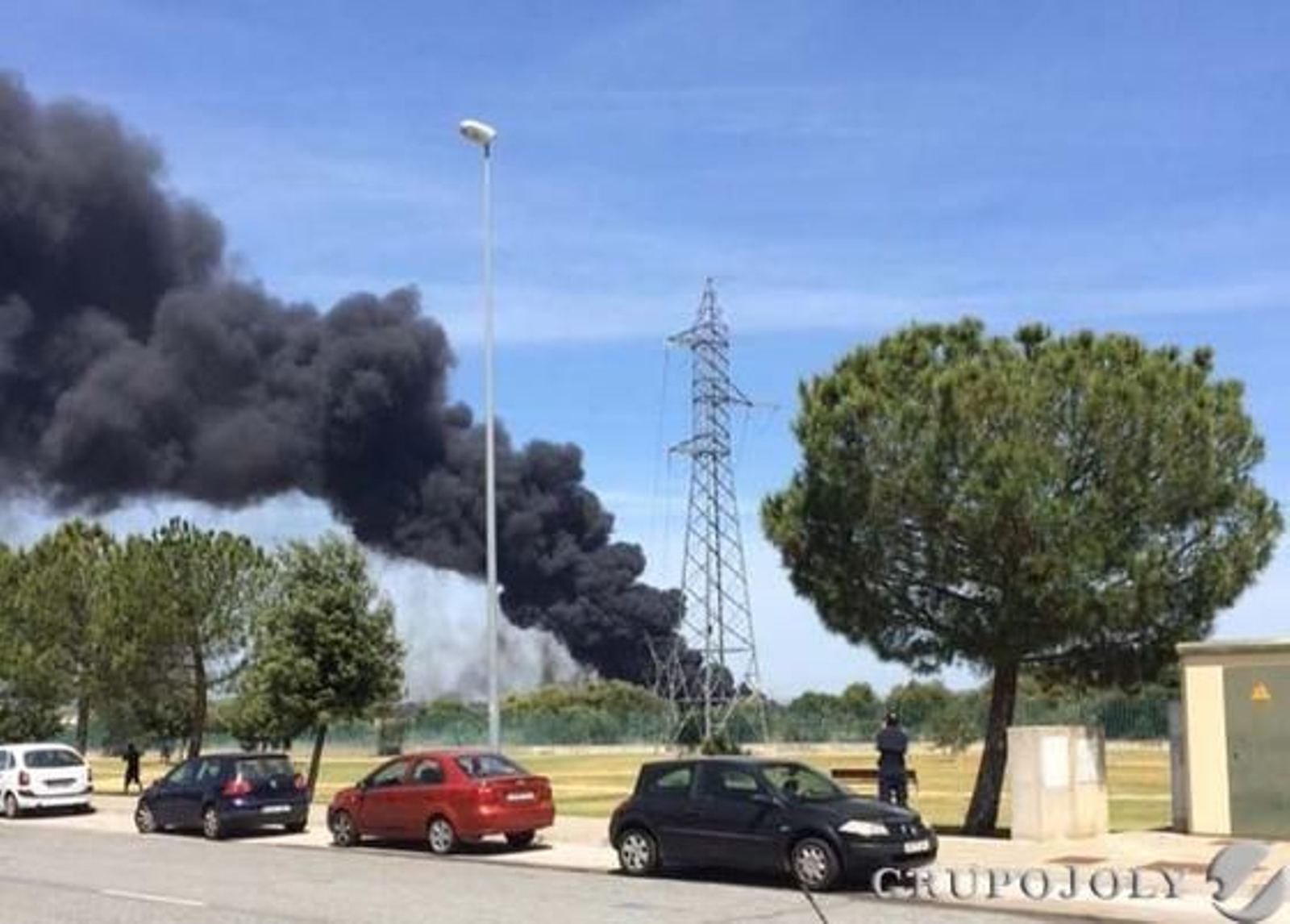 Las imágenes del accidente del A400M