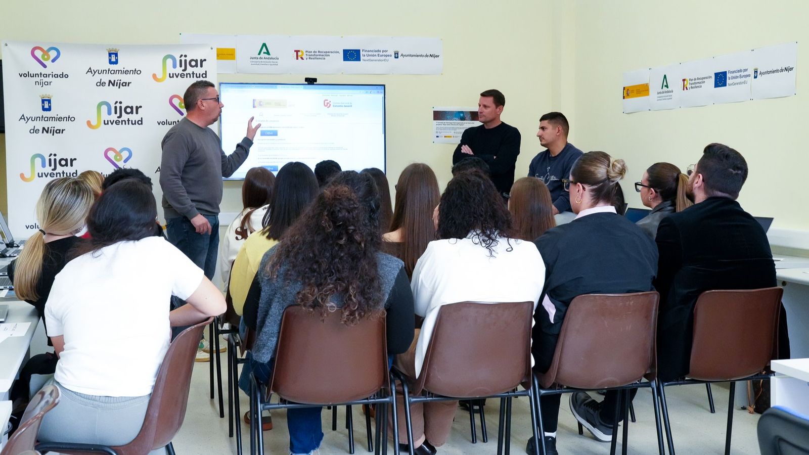 Momento de la celebración de la jornada de ciberseguridad juvenil.
