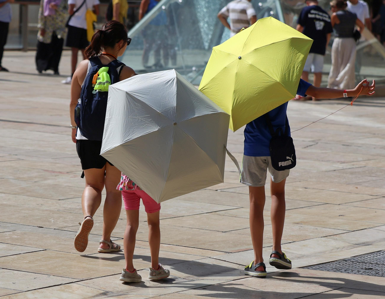 Así se combate el calor en Málaga el primer día de agosto