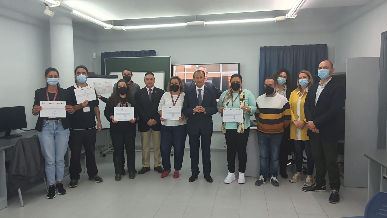 Entrega de diplomas.