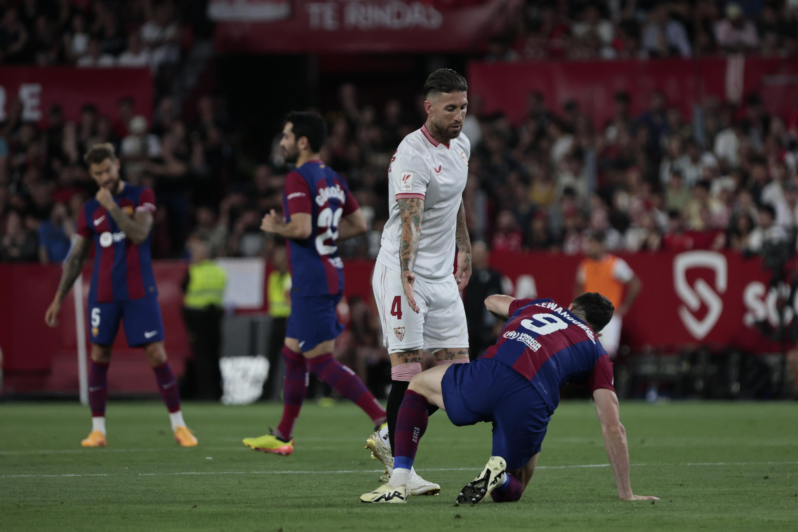 Las imágenes del Sevilla - Barcelona