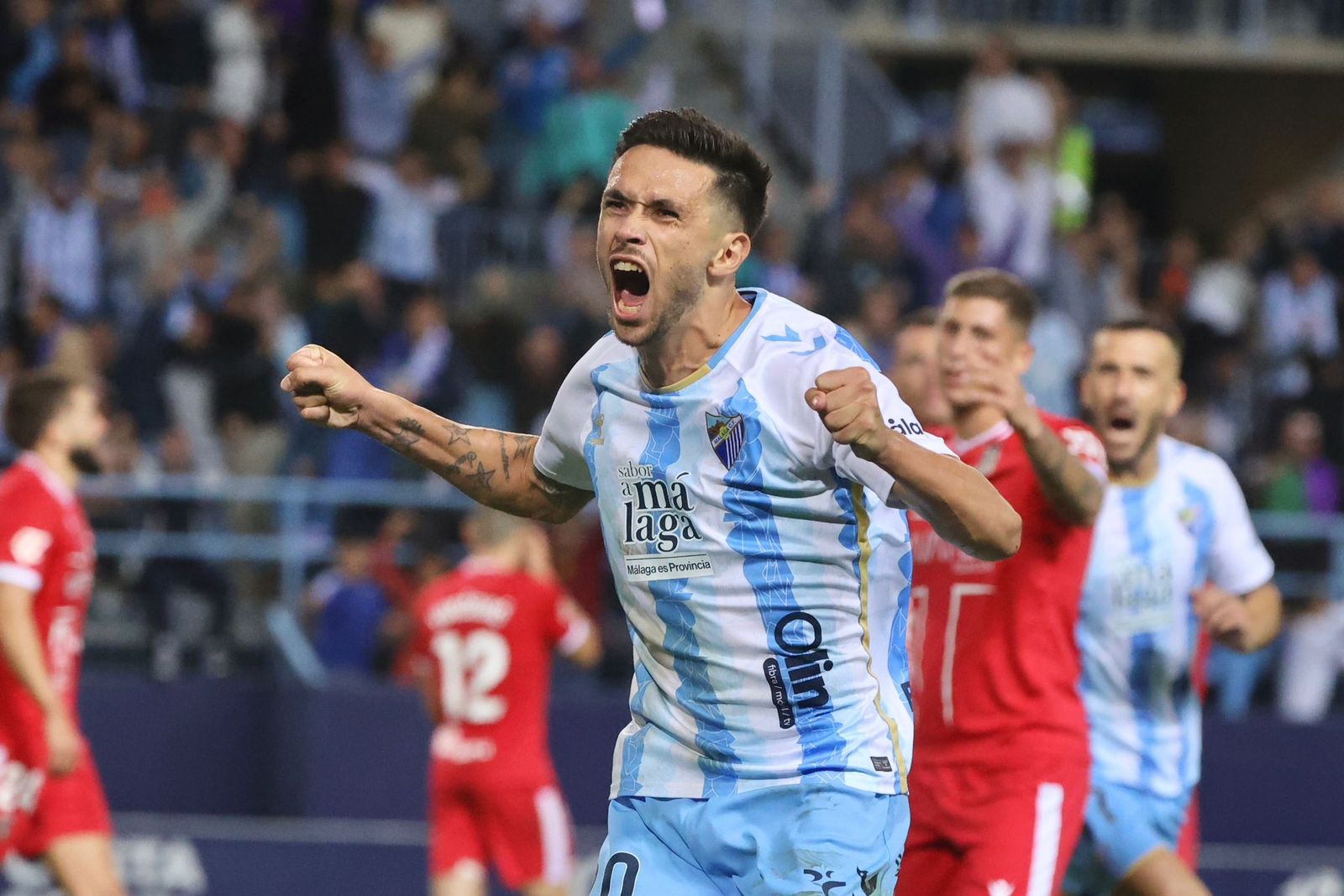 Las fotos del Málaga CF-Cartagena