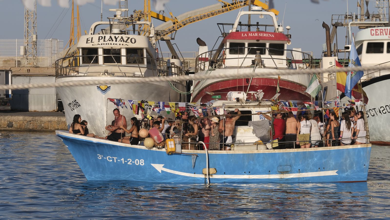 Imágenes de la procesión marinera de la Virgen del Carmen de Garrucha