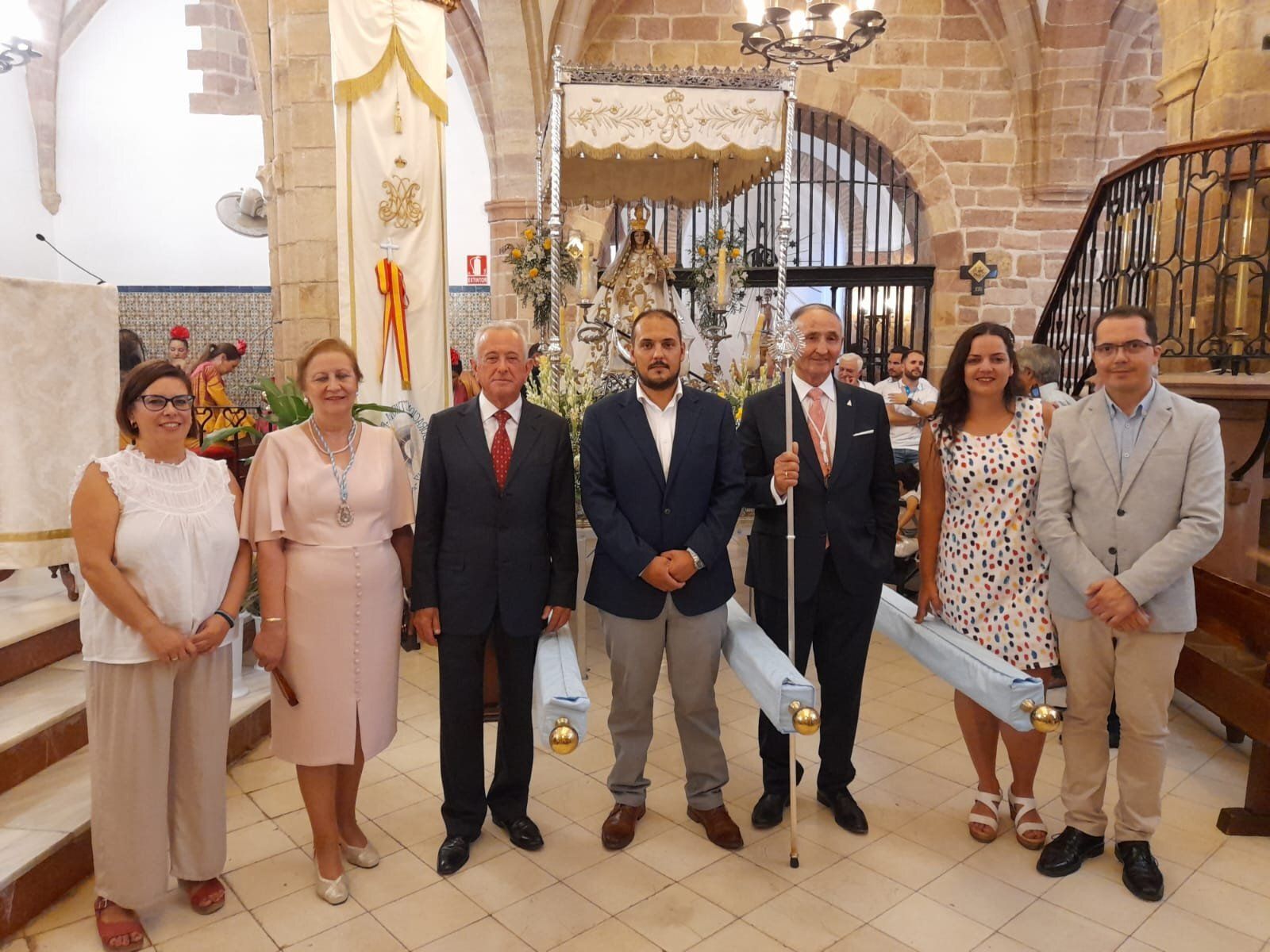 Las fotografías de la procesión de la Virgen del Sol por las calles de Adamuz