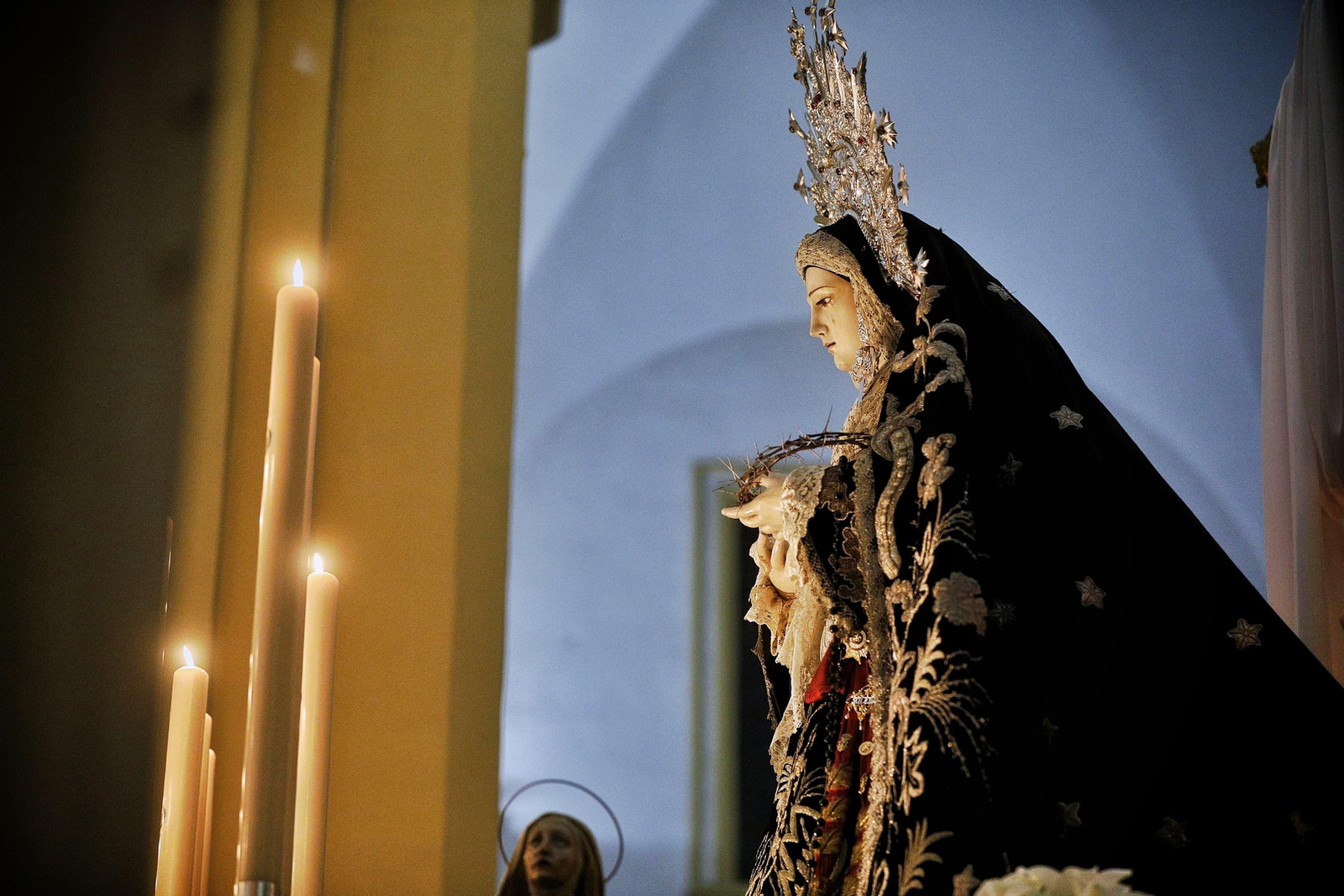 Las imágenes de la Soledad en la Semana Santa de San Fernando 2024