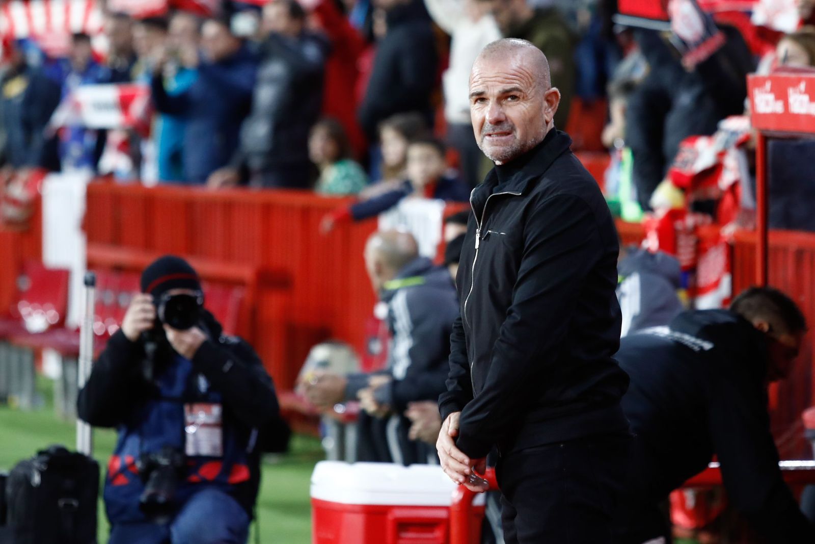 Paco López, en su estreno en el Nuevo Los Cármenes