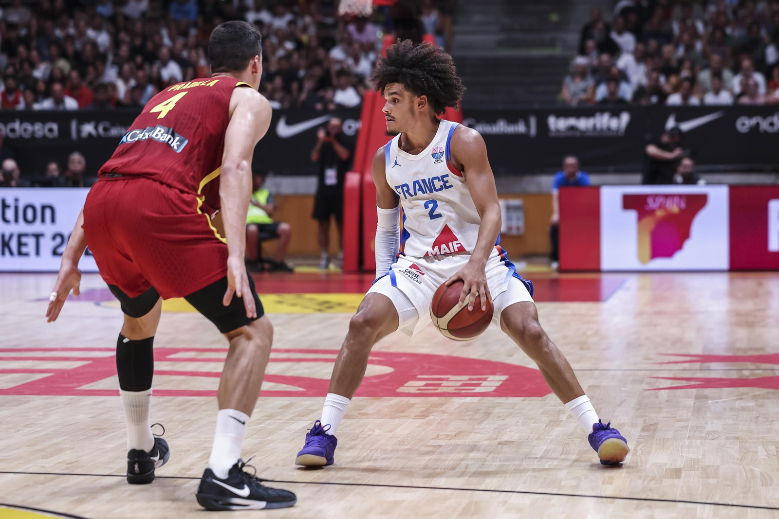 Las fotos del España - Francia de baloncesto