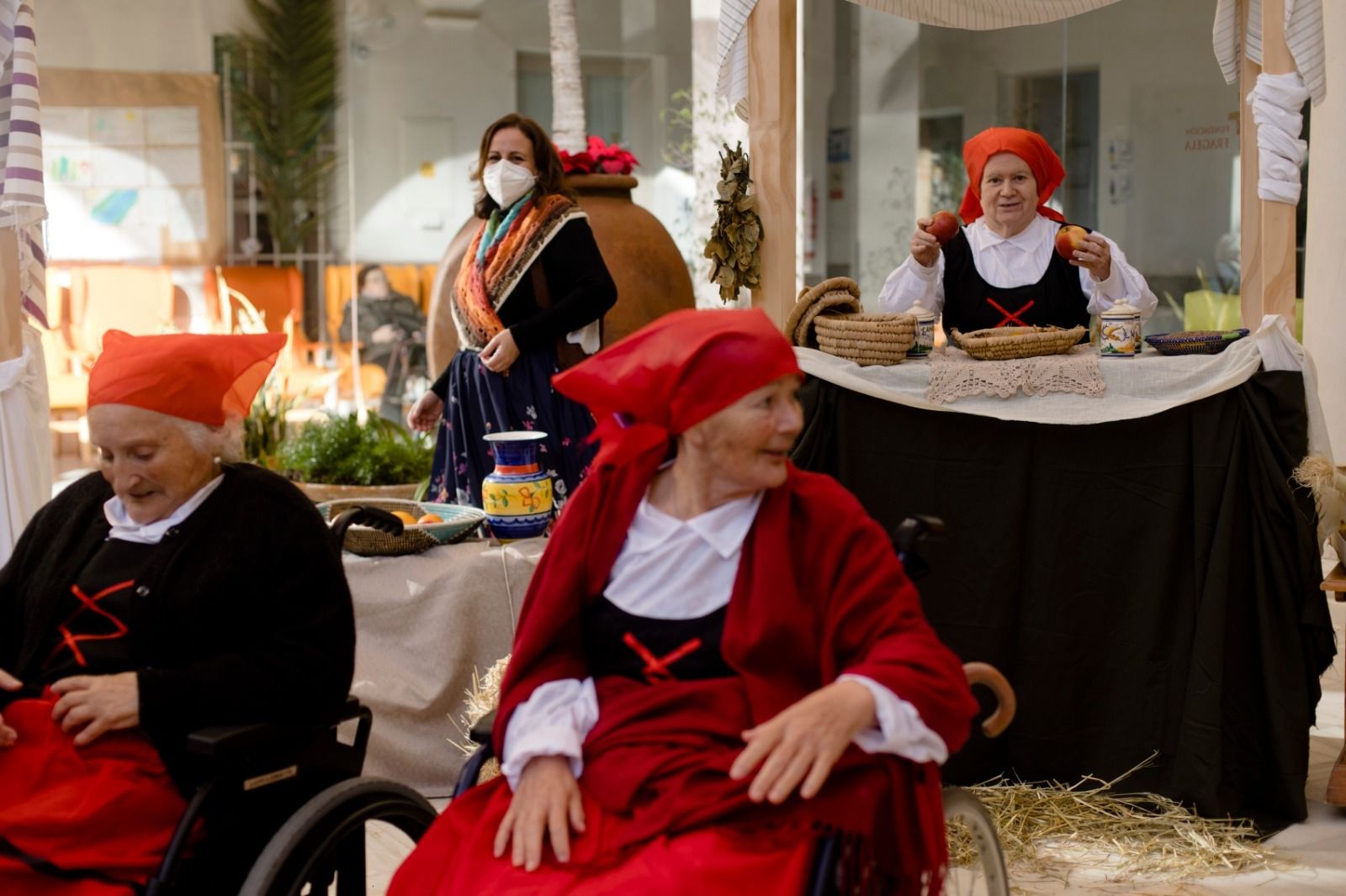 Imágenes del Belén Viviente de la Residencia Fragela