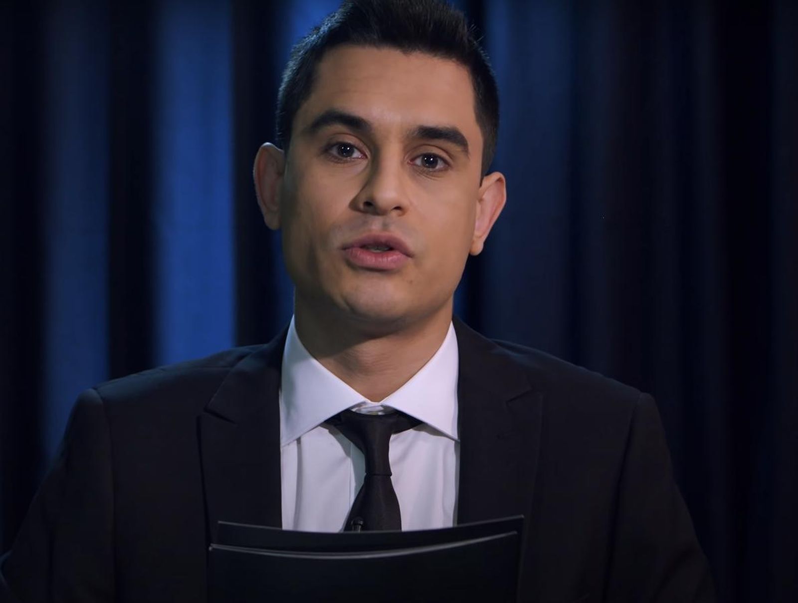 Imagen del humorista David Suárez en su programa de Youtube