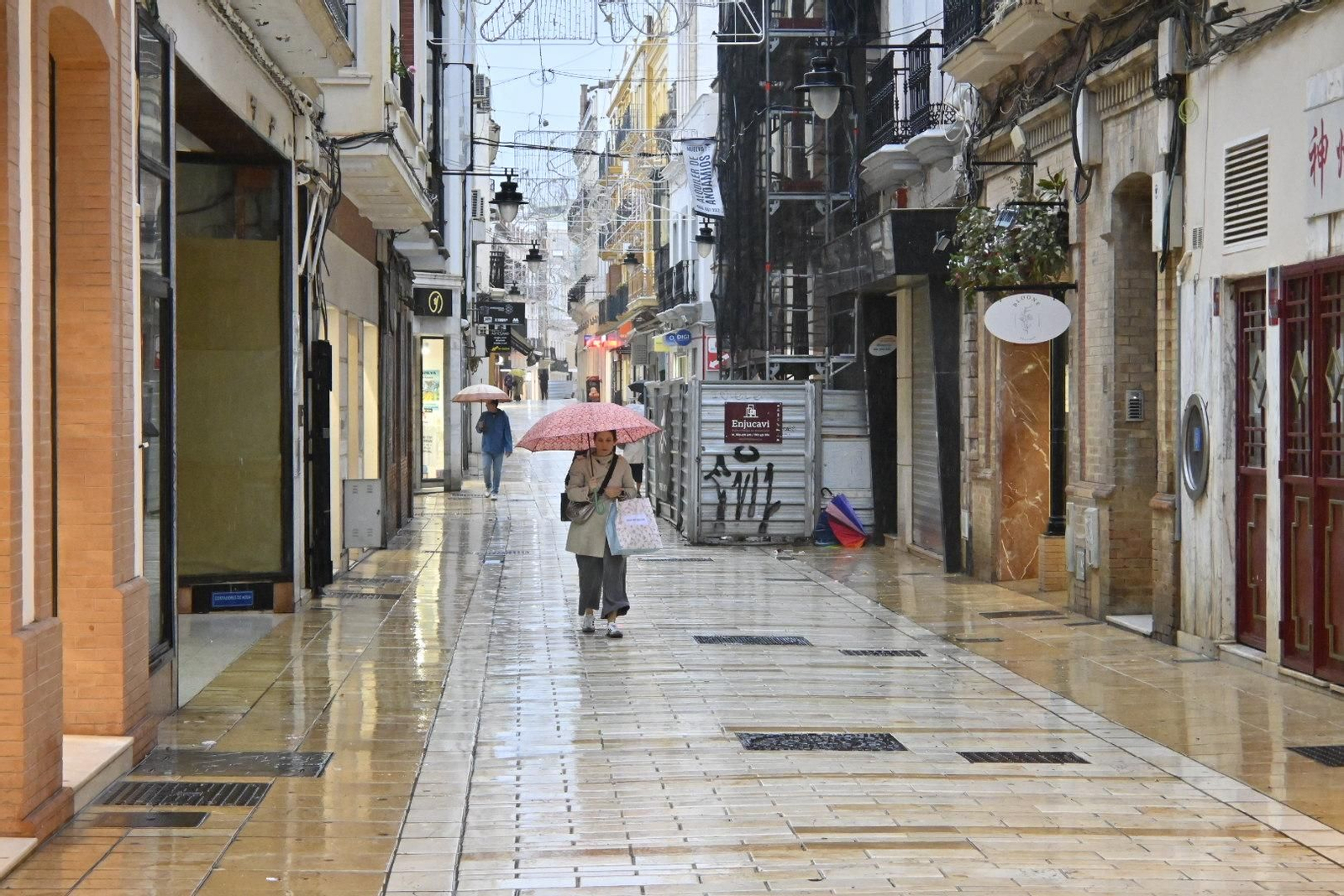Imágenes del temporal a su paso por Huelva