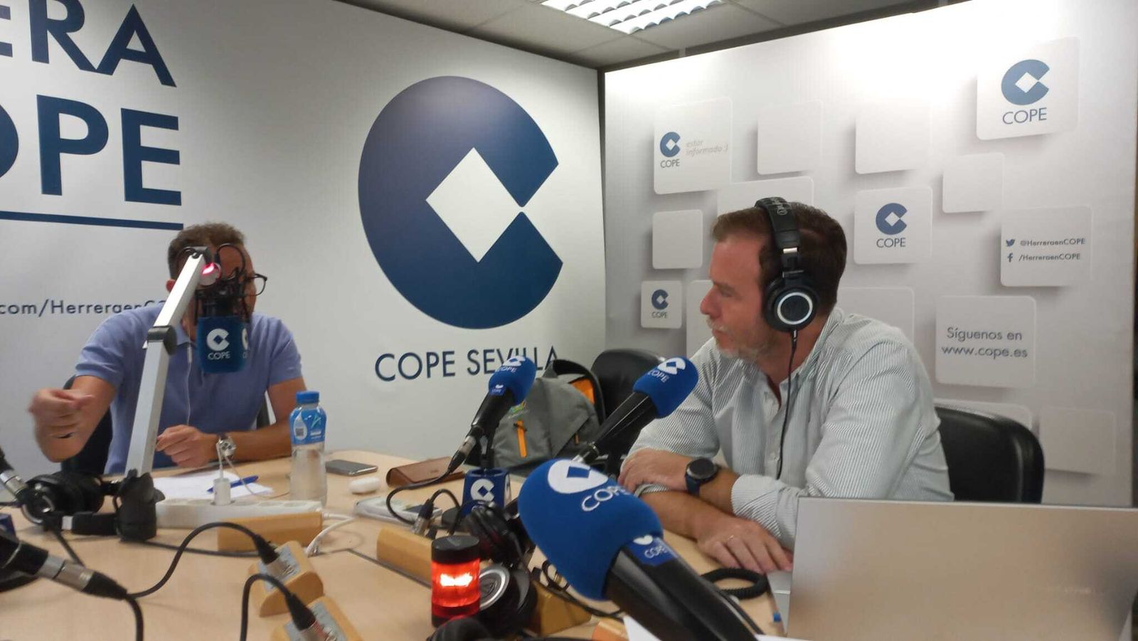 Pablo Martín, en un momento de la entrevista.