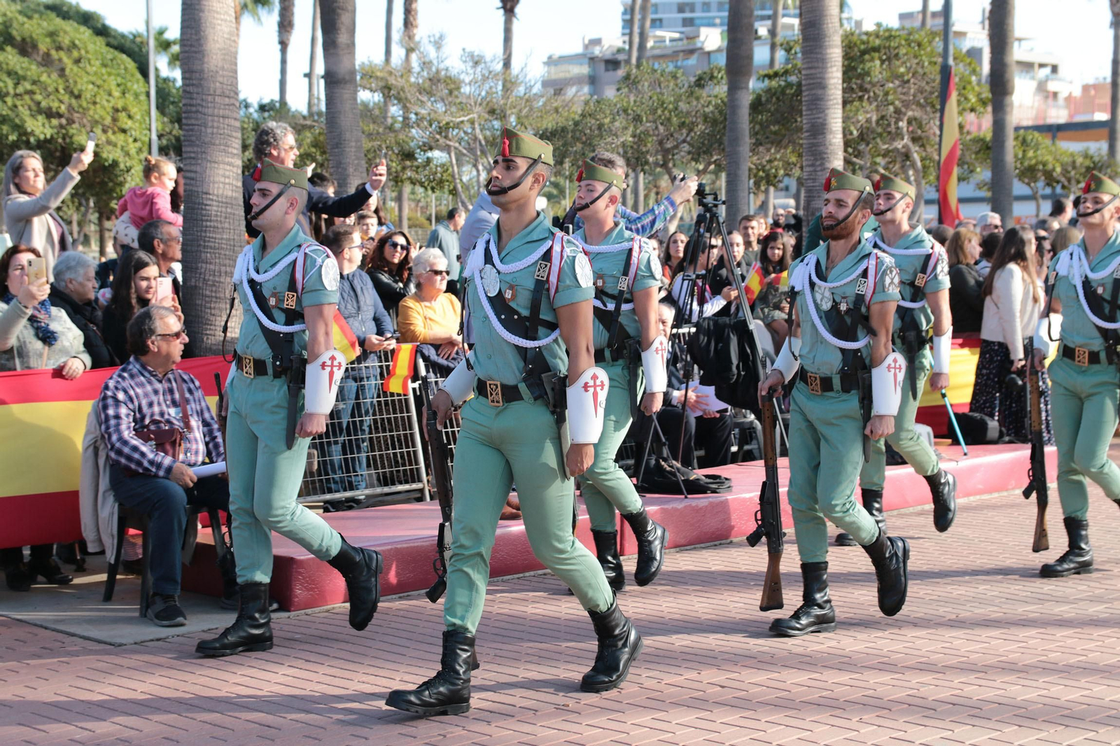 Jura de bandera civil en Las Almadrabillas