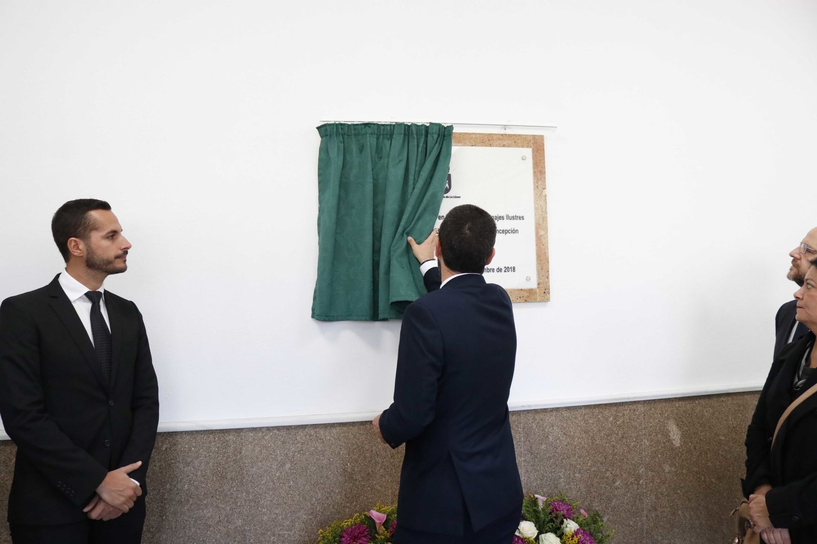 Inauguración del Panteón de los Ilustres en el cementerio de La Línea