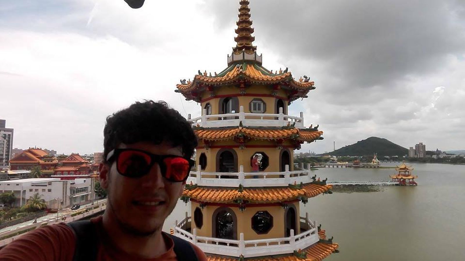 Álvarro Carrión, el joven retenido en Taiwán.