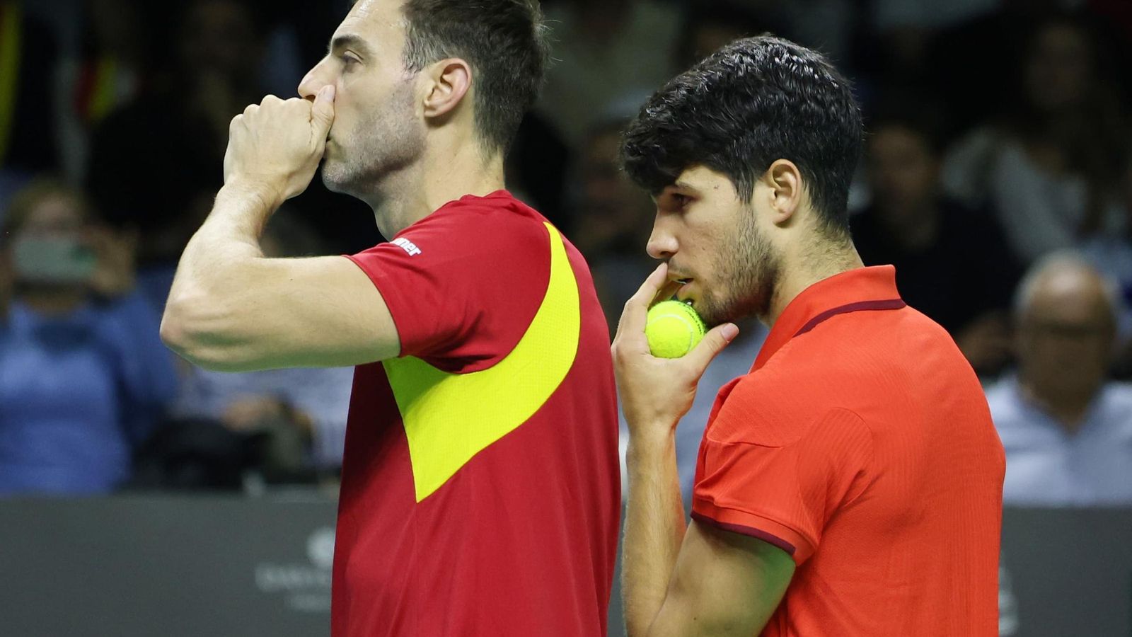 El doble Alcaraz-Granollers vs Koolhof-Van de Zandschulp, en fotos