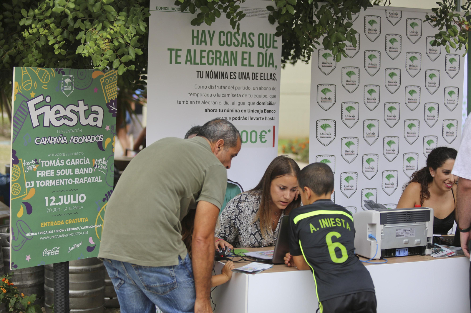 Las fotos de la presentación de la campaña de abonados del Unicaja