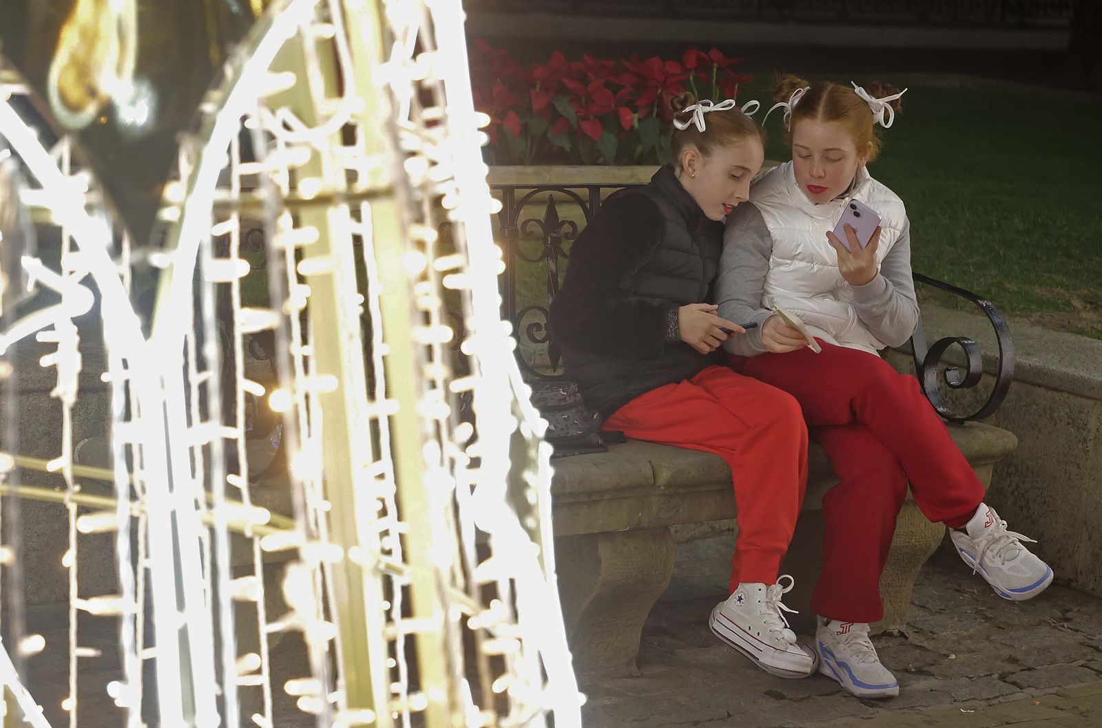 El alumbrado navideño de San Roque, en imágenes