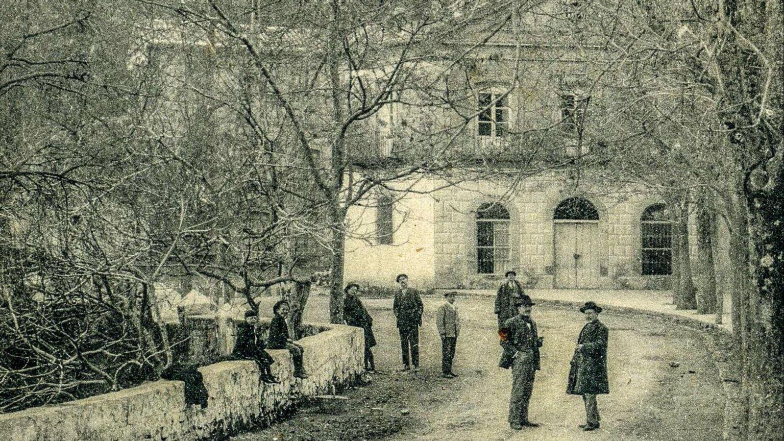 Otoño de principios del siglo XX en las Termas de Jabalcuz.