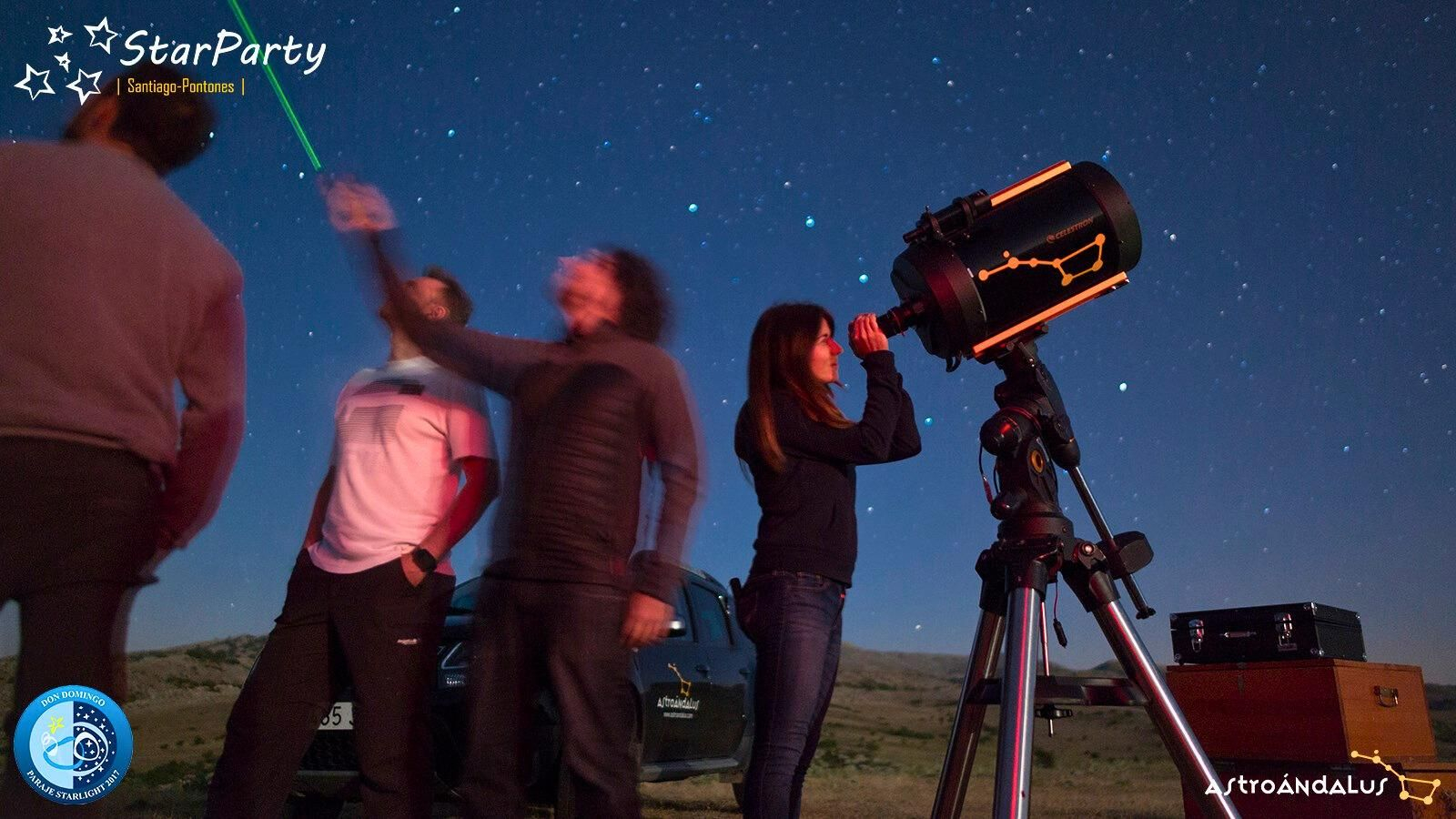 La calidad de los cielos de esta zona de la Sierra de Segura garantiza una visión perfecta del cosmos.