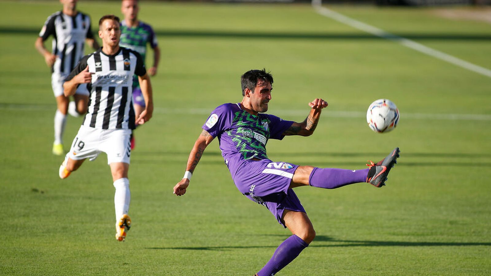 Escassi, en el último partido del Málaga en Castalia.