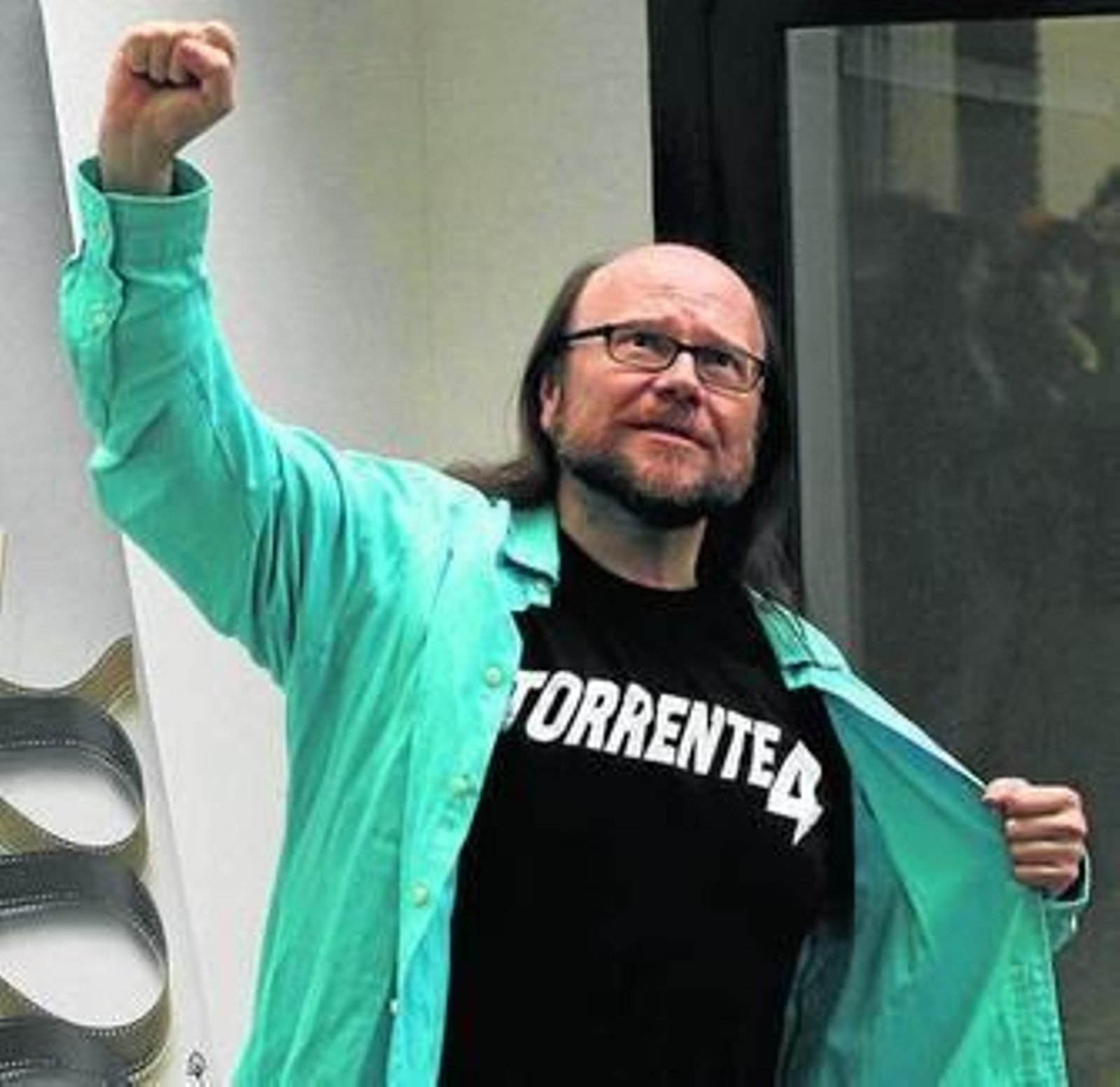 Santiago Segura, ayer, en el Museo Picasso.