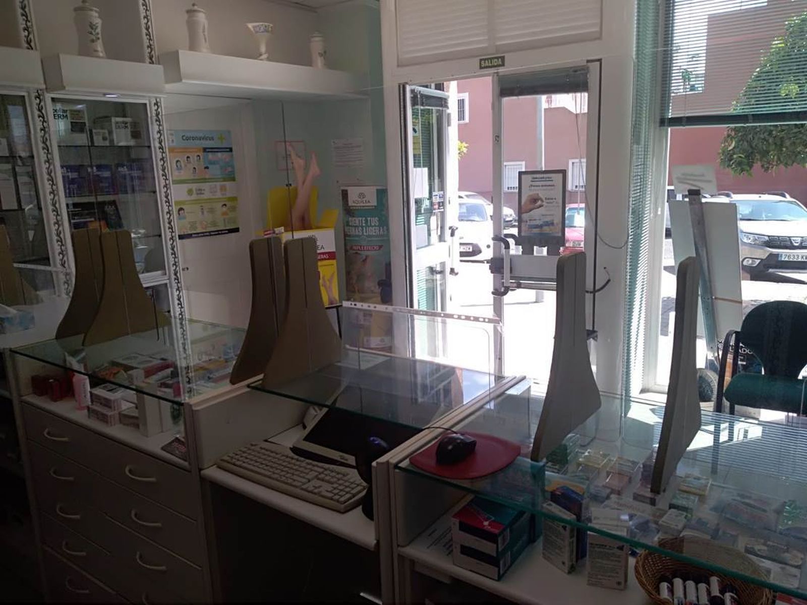 Las mamparas que diseñó Nomasa y que se han vendido durante el confinamiento.