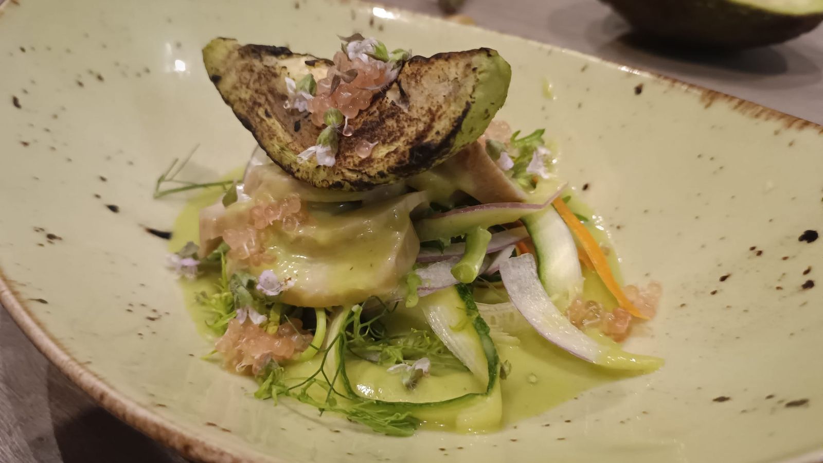 El ceviche vegano de Alejandro Couletier, de La Peña.