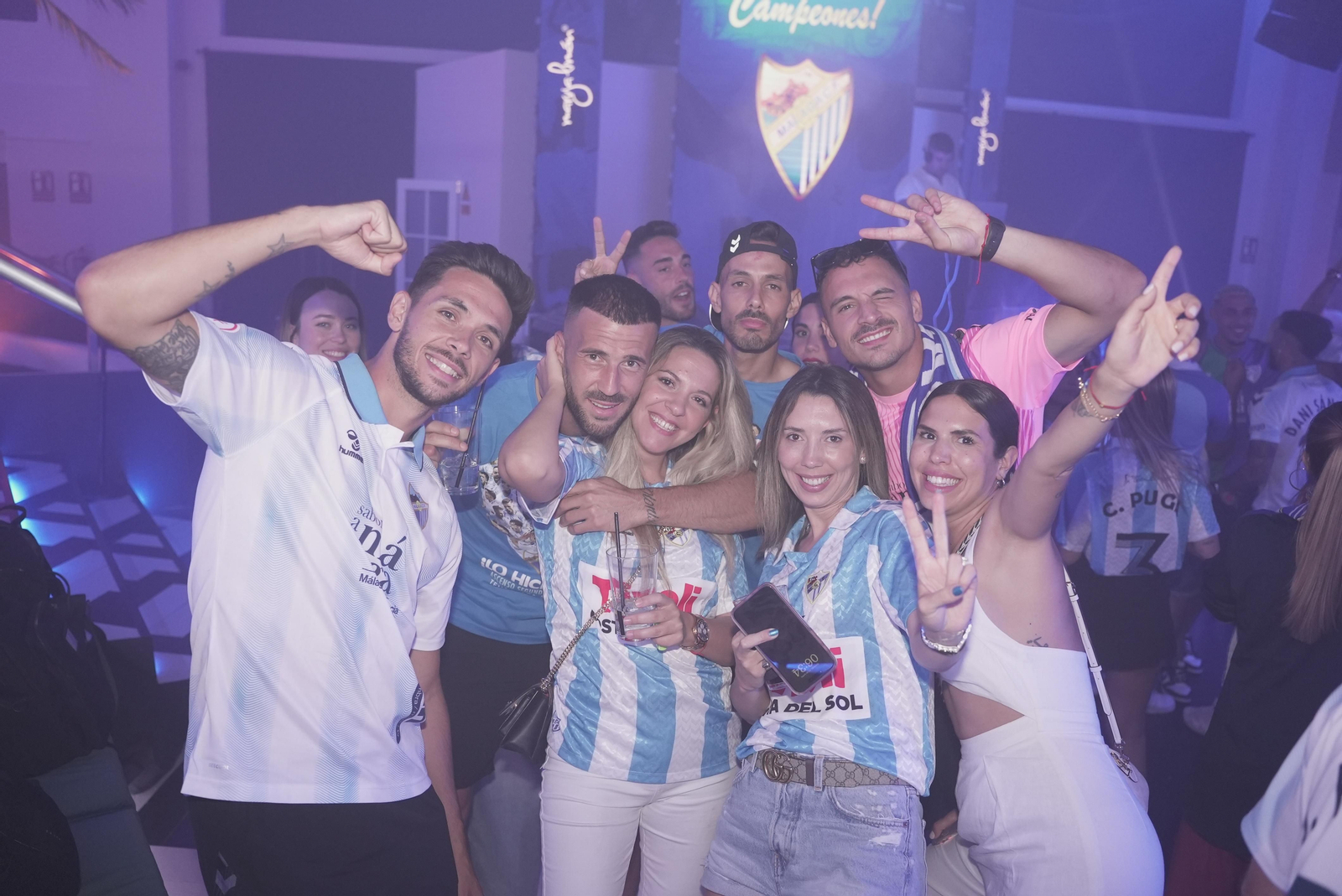 Así fue la fiesta privada del Málaga CF por el ascenso Así fue la fiesta privada del Málaga CF por el ascenso