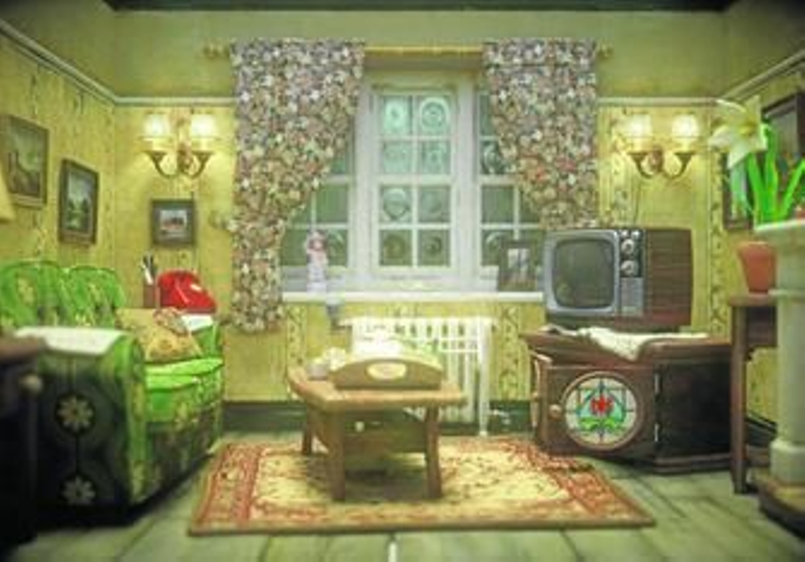 Imagen de la casa de muñecas virtual. Imagen de la casa de muñecas virtual.