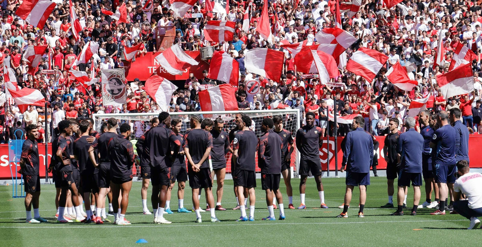 Entrenamiento del Sevilla