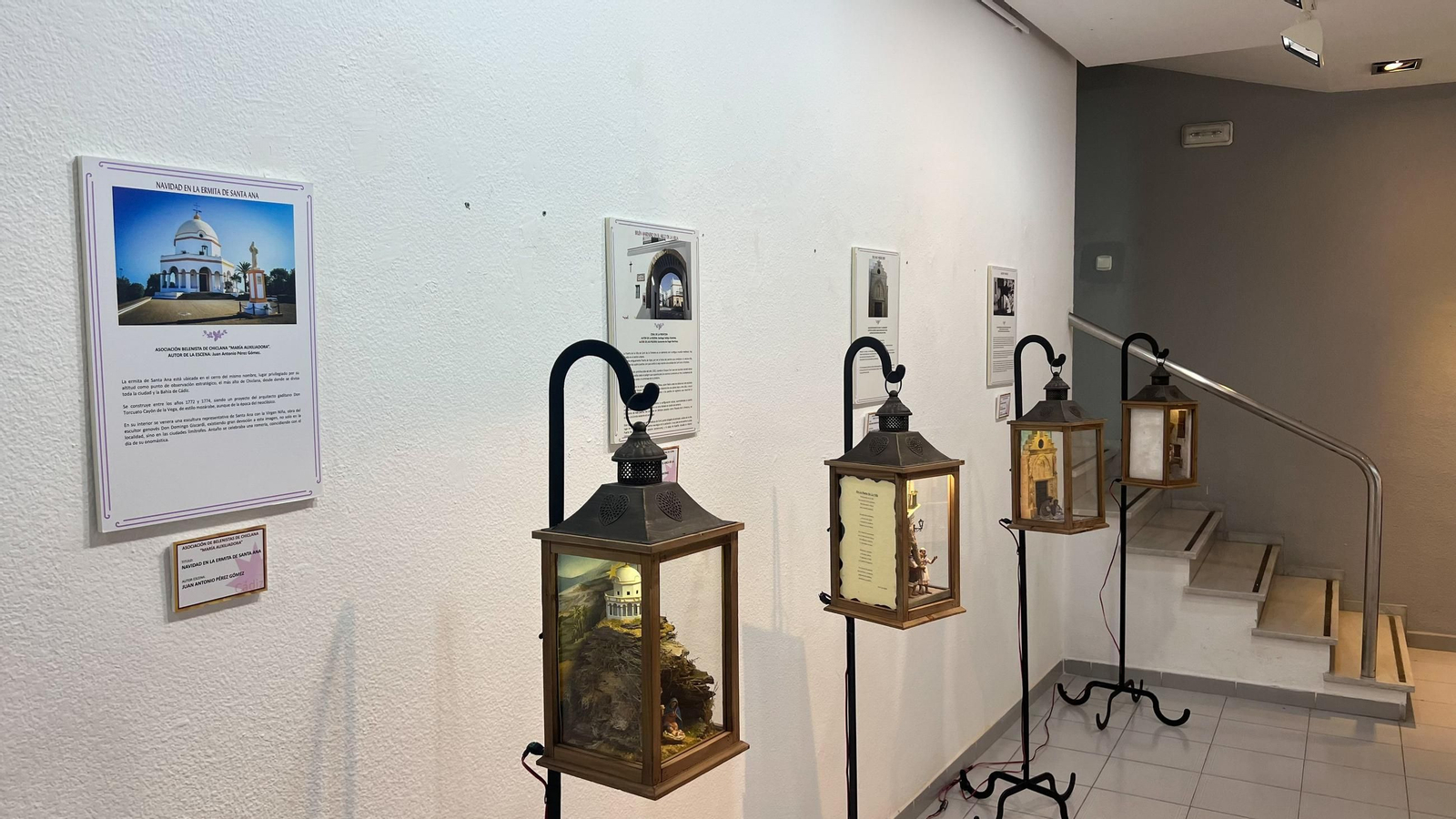 Fotos de la exposición belenista por el 25 aniversario de la asociación Oro, Incienso y Mirra en Algeciras