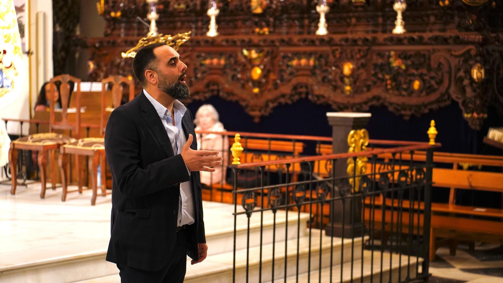 Fotos del recital de saetas de la Hermandad de la Palma y la Sociedad del Cante Grande en Algeciras