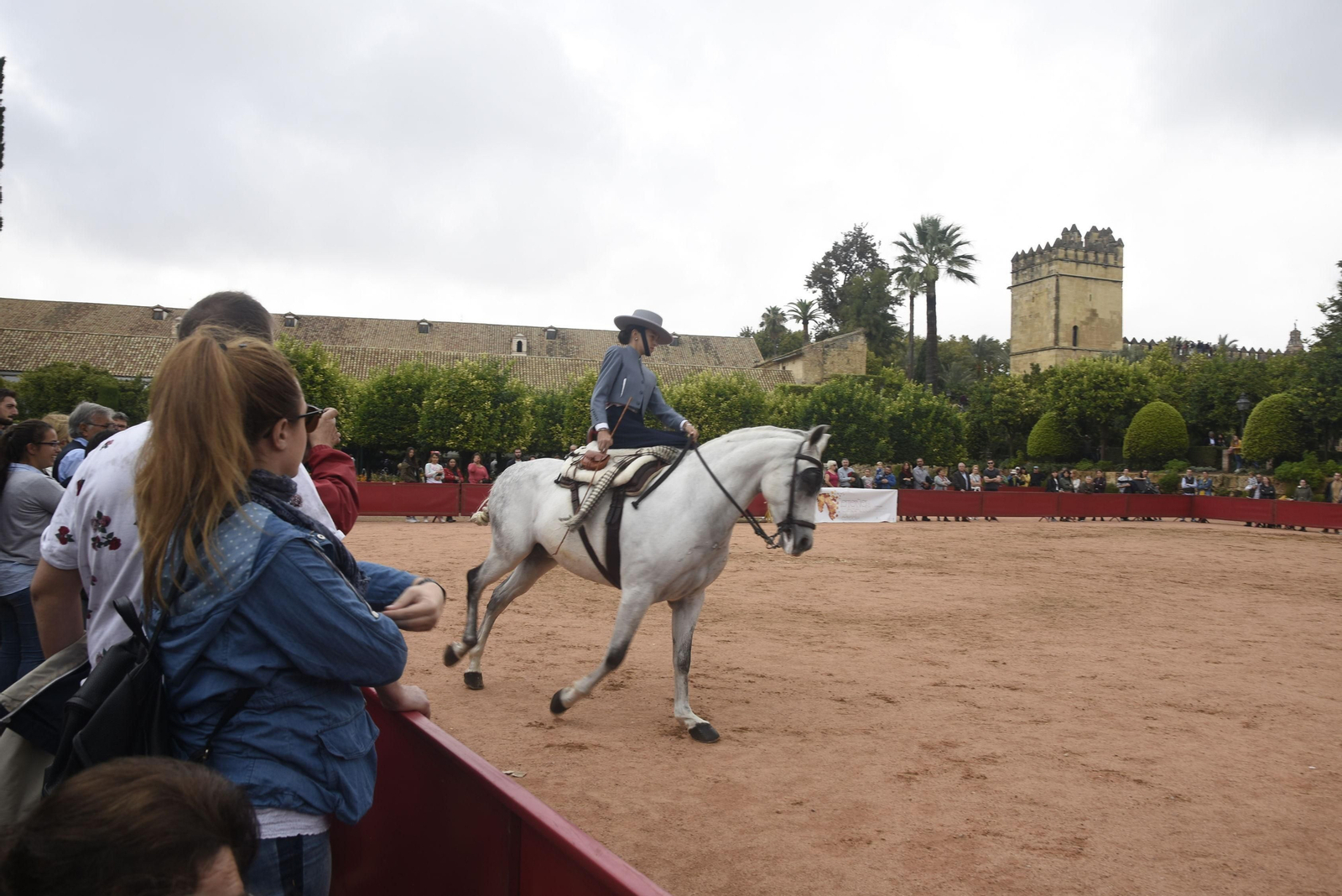 Espectáculo ecuestre en el Alcázar de los Reyes Cristianos.