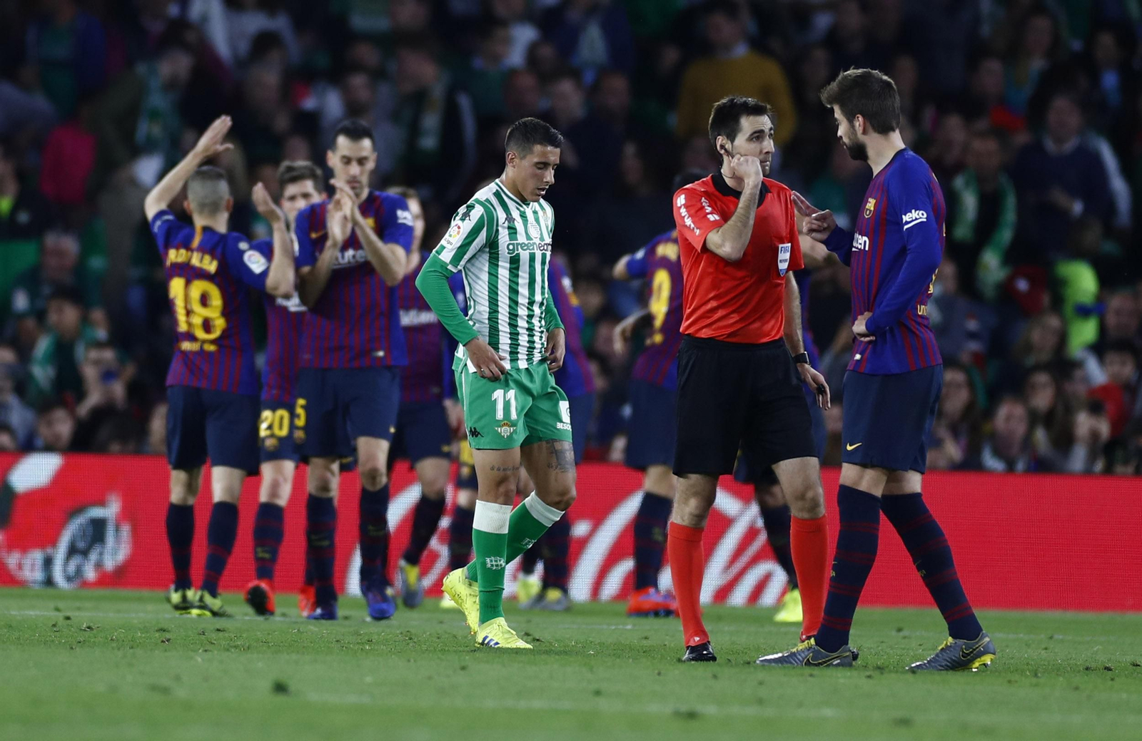 El Betis-Barcelona, en imágenes