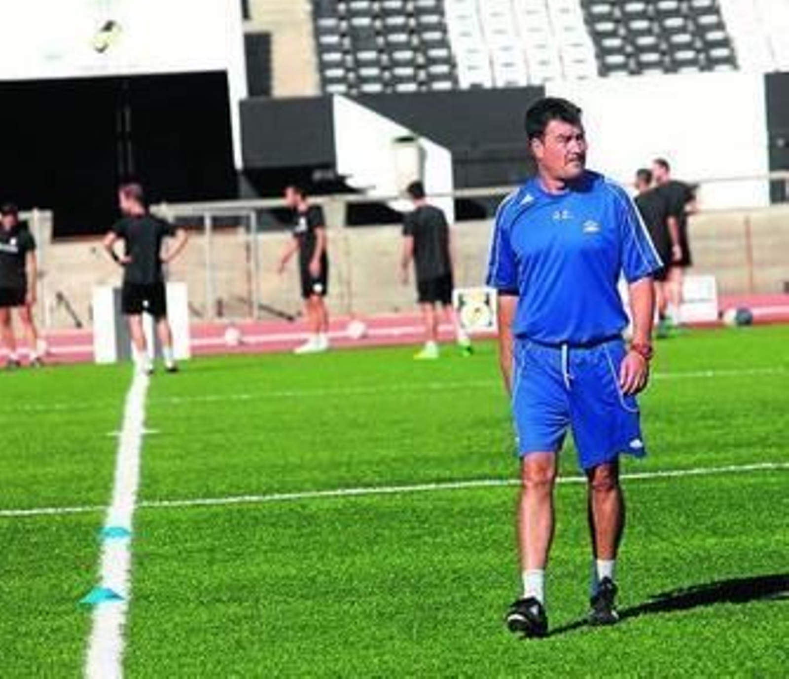 Rafa Escobar, entrenador de la Balona.