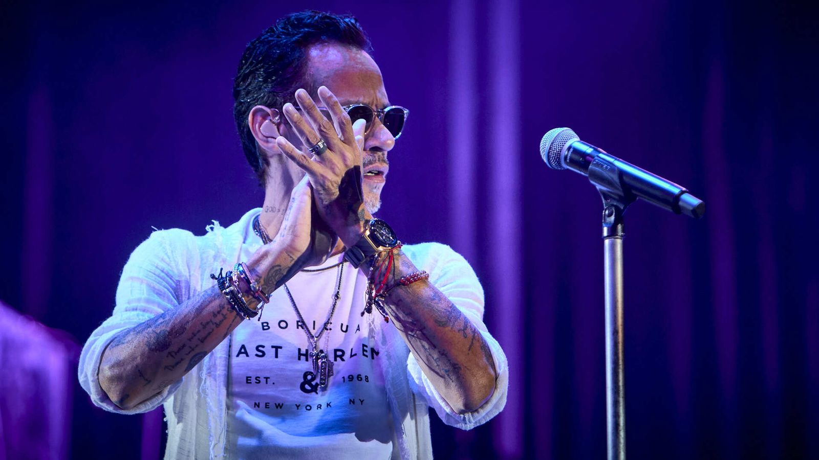 Concierto de Marc Anthony en el CMF deChiclana